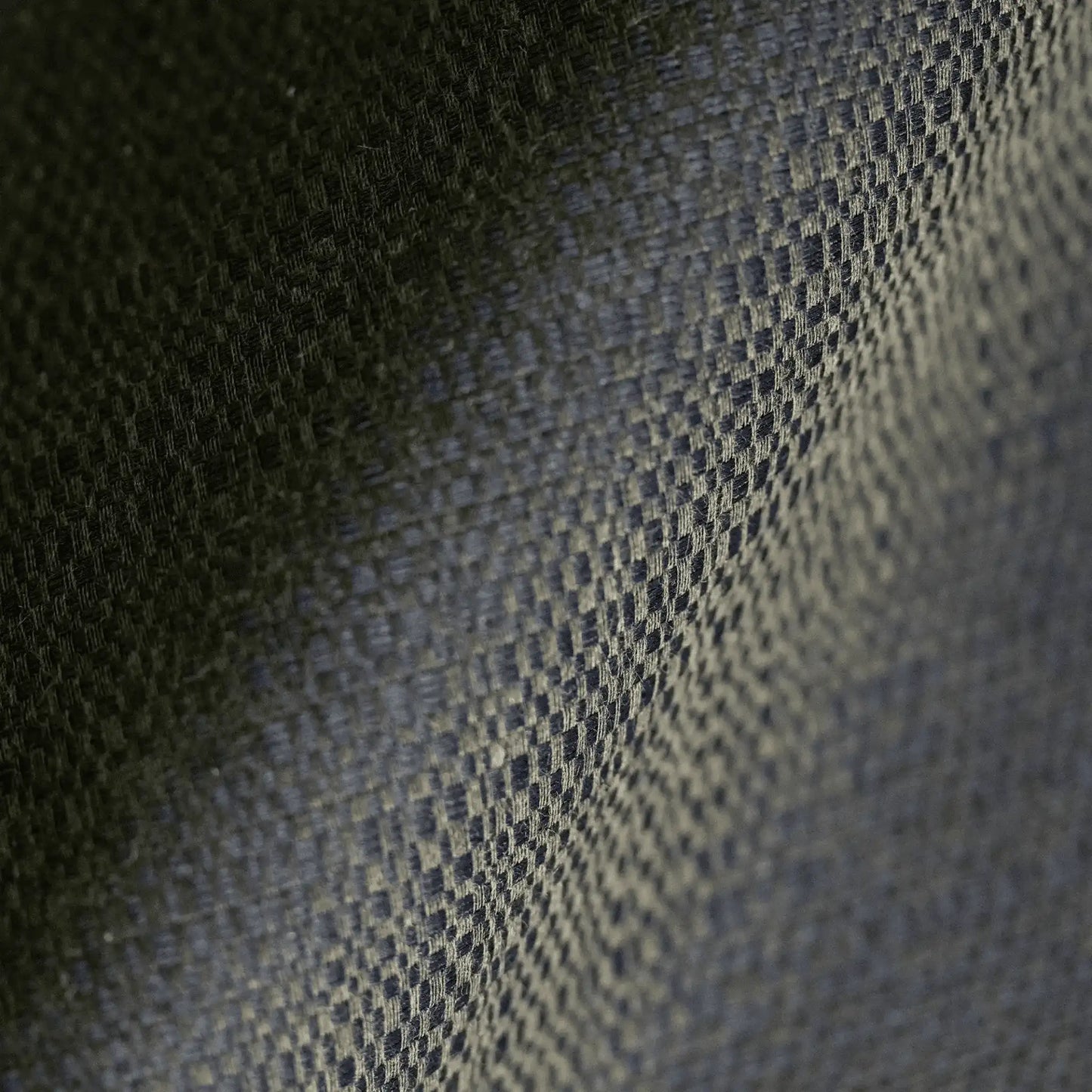 Close-up of the fabric used for the Olive and Navy Textured Tie at Parisian Crafted - cotton blend jacquard weave.