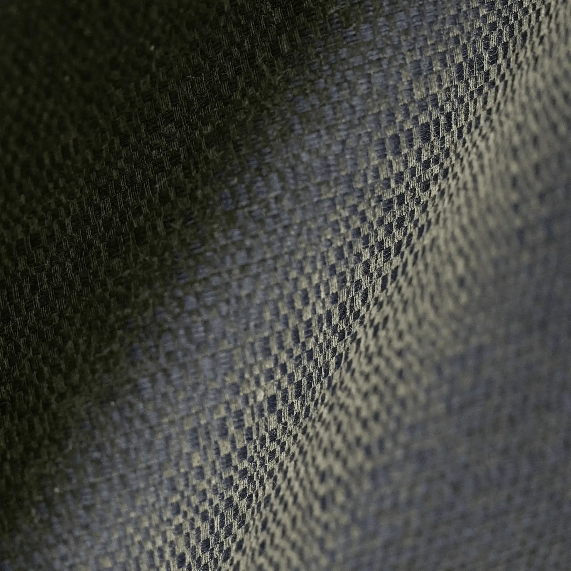 Close-up of the fabric used for the Olive and Navy Textured Tie at Parisian Crafted - cotton blend jacquard weave.