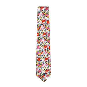 Liberty cotton classic floral tie made in New Zealand by Parisian in Libby Design