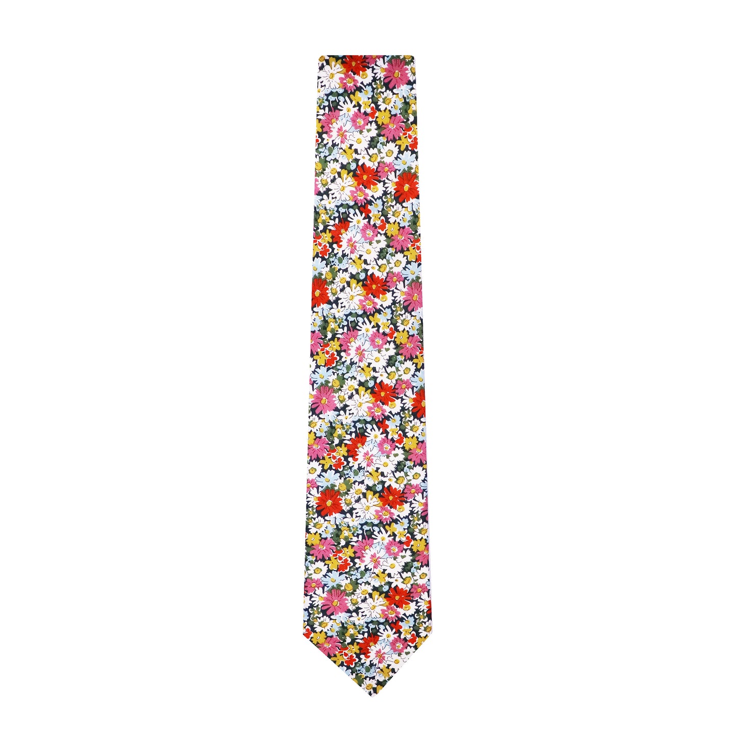 The Libby Tie folded in half on a white background.
