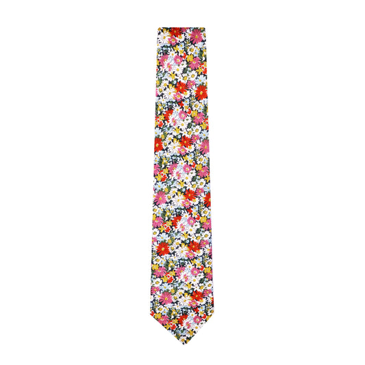 The Libby Tie folded in half on a white background.