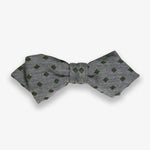 The Grey Marle with Olive Diamond Bow Tie on a white background.